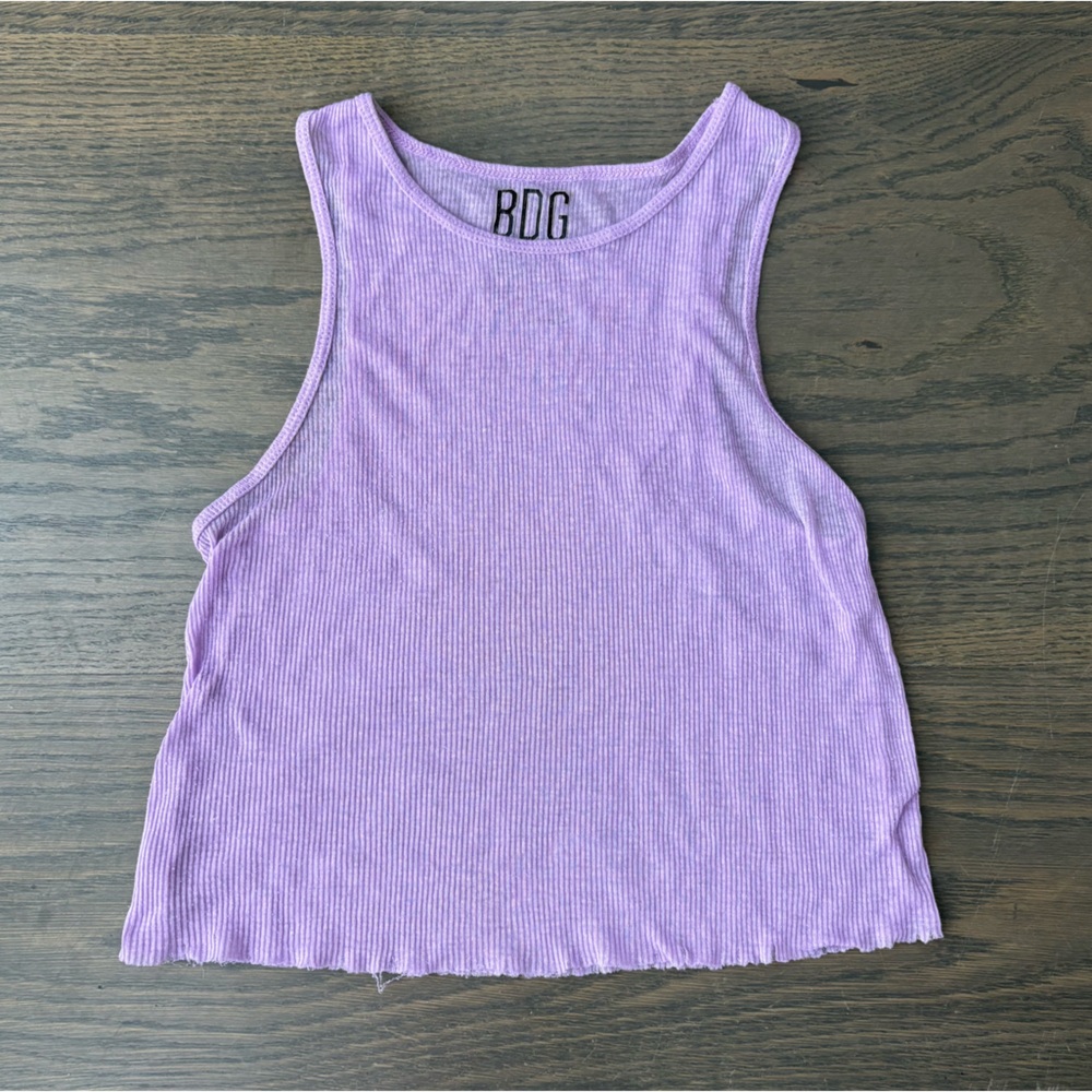 Urban Outfitters BDG Purple Sheer Tank Top